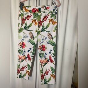 Chico's Floral Print Capris - Multicolor